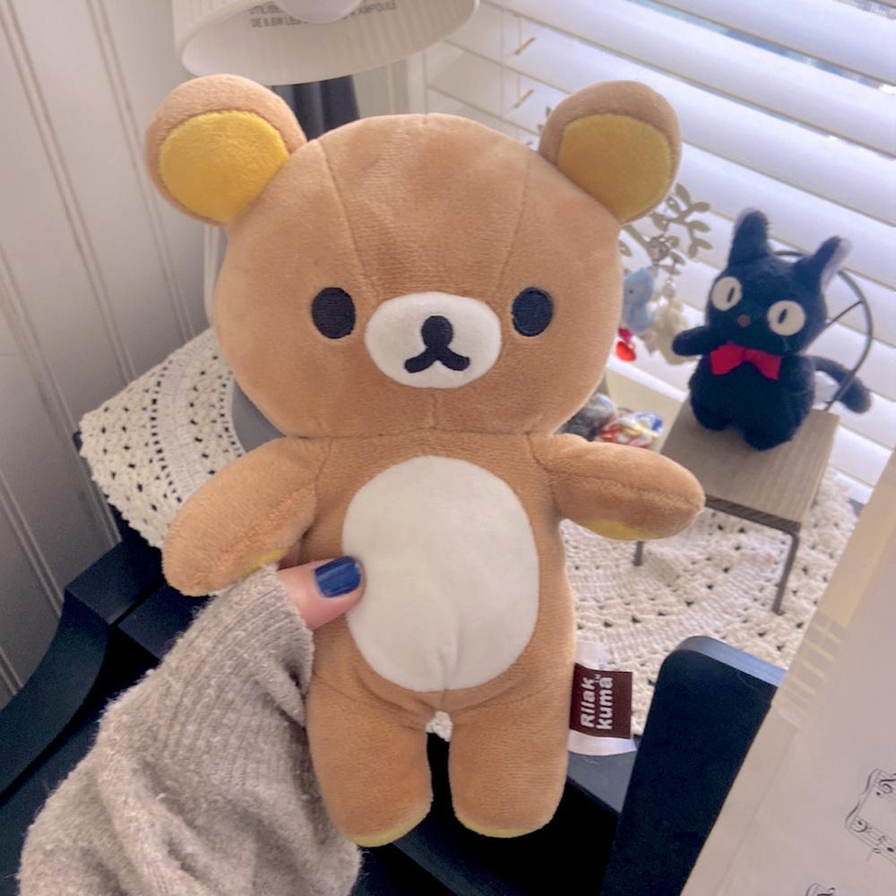 Rilakkuma plush with zipper on the back